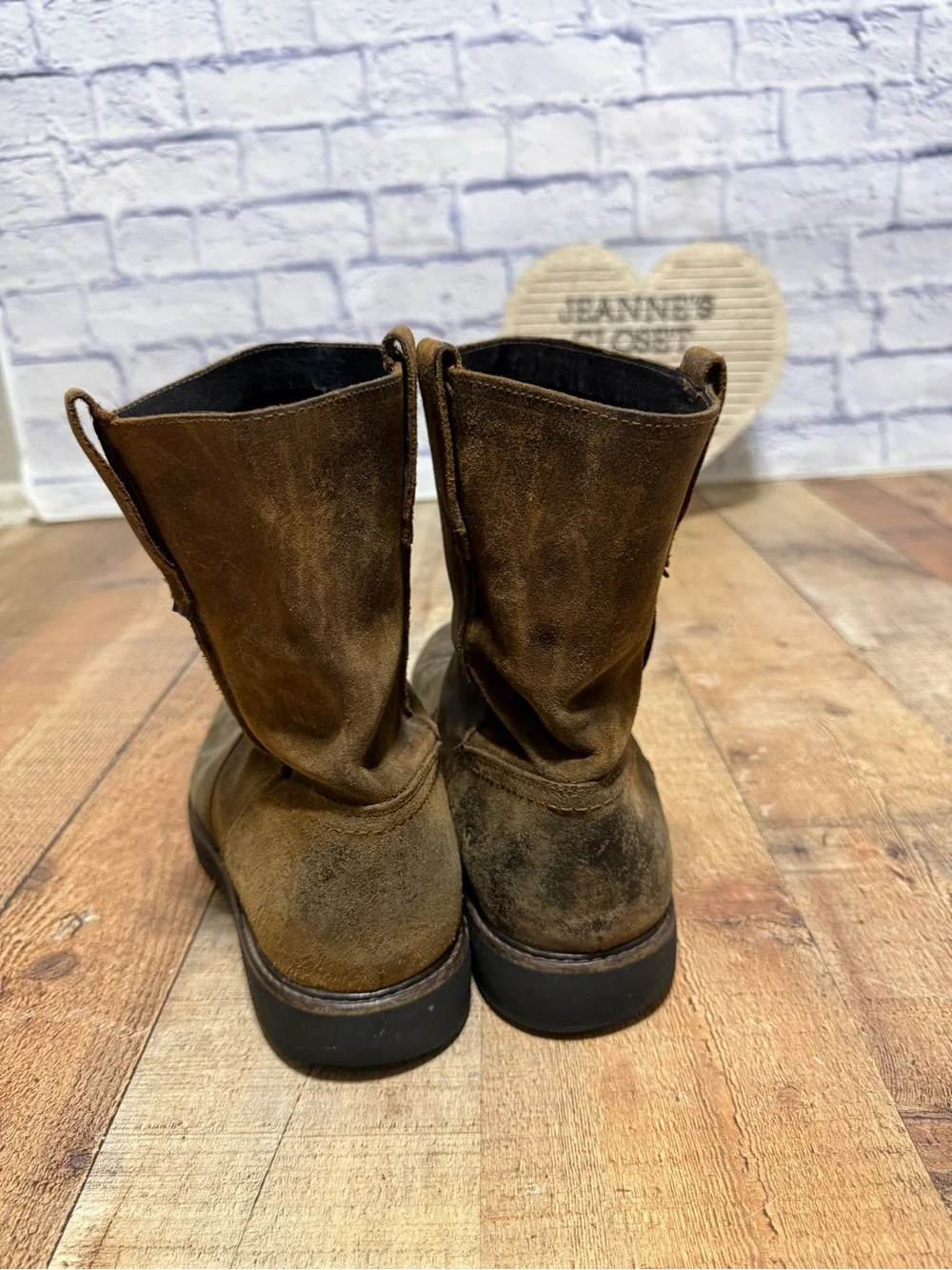 Wolverine Multishox Cowboy Boots Mens Size 13 EW Brown Soft Toe Utility Rodeo